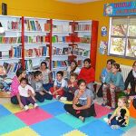 Taller de animación a la lectura para niños en una de las bibliotecas públicas premiadas