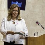 La presidenta de la Junta, Susana Díaz, intervino en el Debate de la Comunidad
