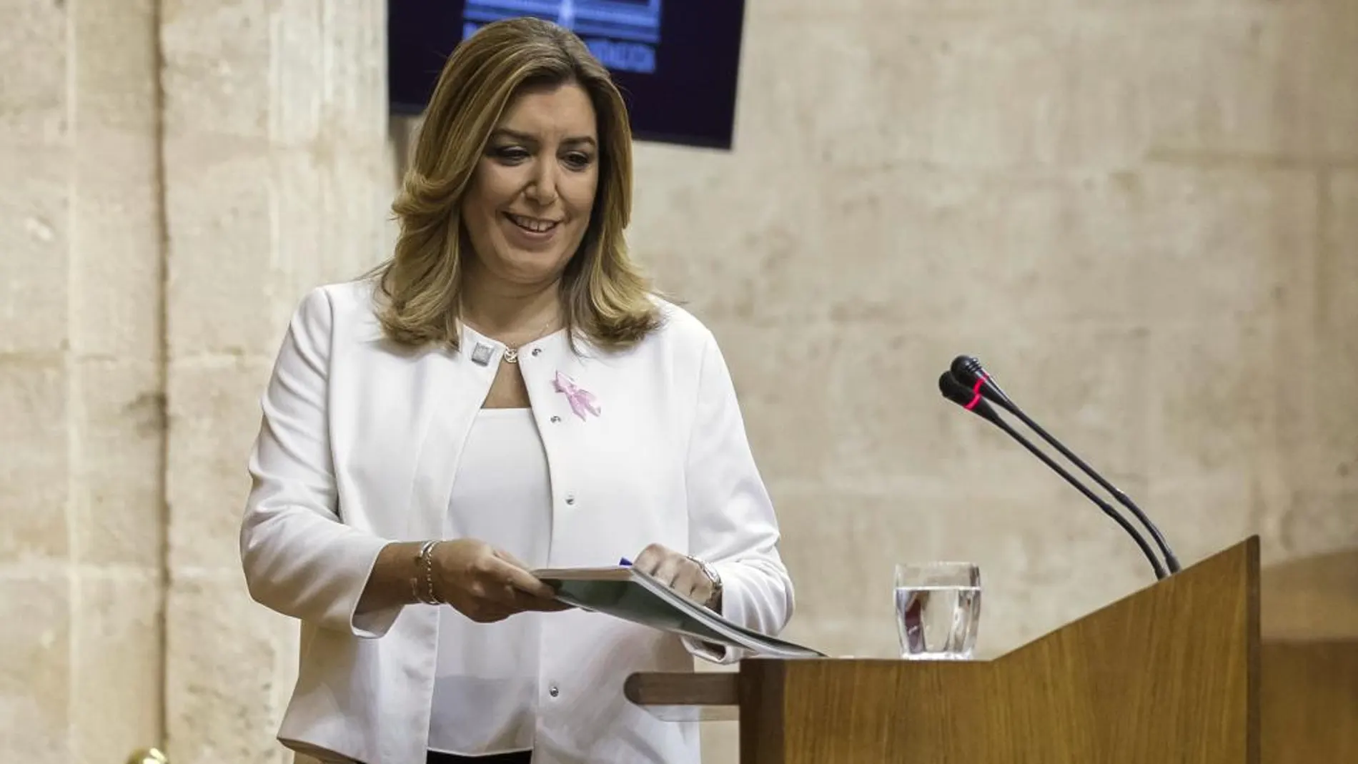 La presidenta de la Junta, Susana Díaz, intervino en el Debate de la Comunidad