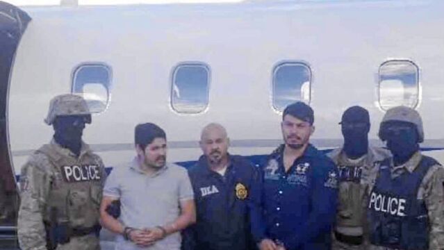 Efraín Antonio Campo Flores y Francisco Flores de Freitas, sobrinos de Maduro, al ser detenidos en 2015 en Haití