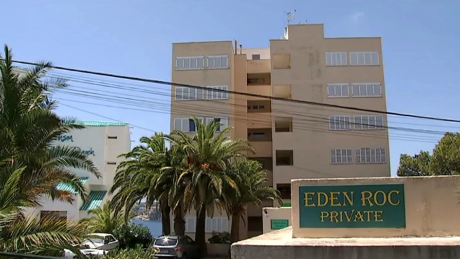 Fachada del Hotel Eden Roc de Magaluf (Mallorca)