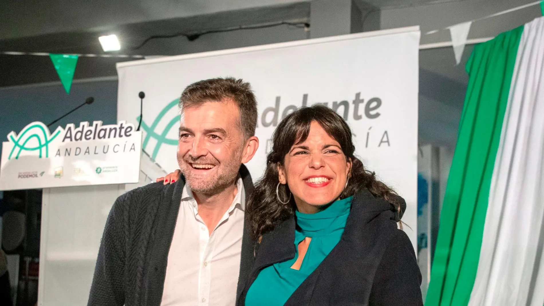 Teresa Rodríguez y Antonio Maíllo/Foto: Efe
