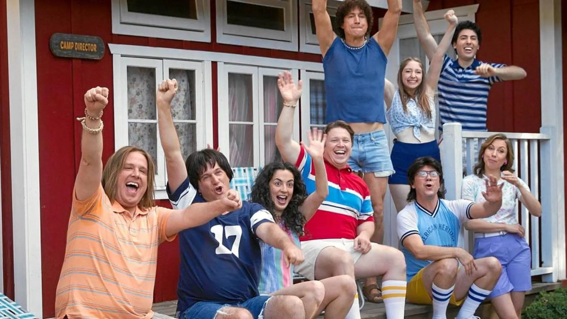 Fotograma de los personajes de «Wet Hot American Summer: ten years later».