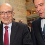 El ministro de Hacienda y Administración Pública, Cristóbal Montoro, ayer