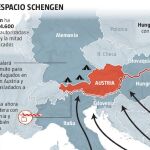 Austria amenaza con blindar sus fronteras