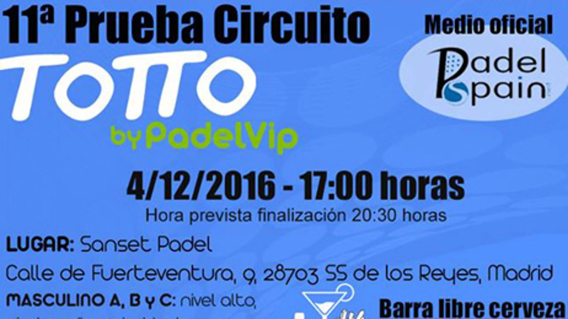 11 Prueba Circuito Totto PadelVip