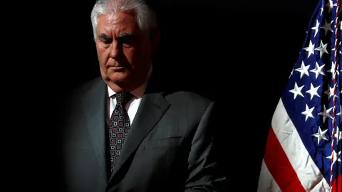 El hasta ahora secretario de Estado, Rex Tillerson, en una imagen de archivo