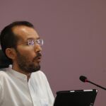 El secretario de Organización de Podemos, Pablo Echenique