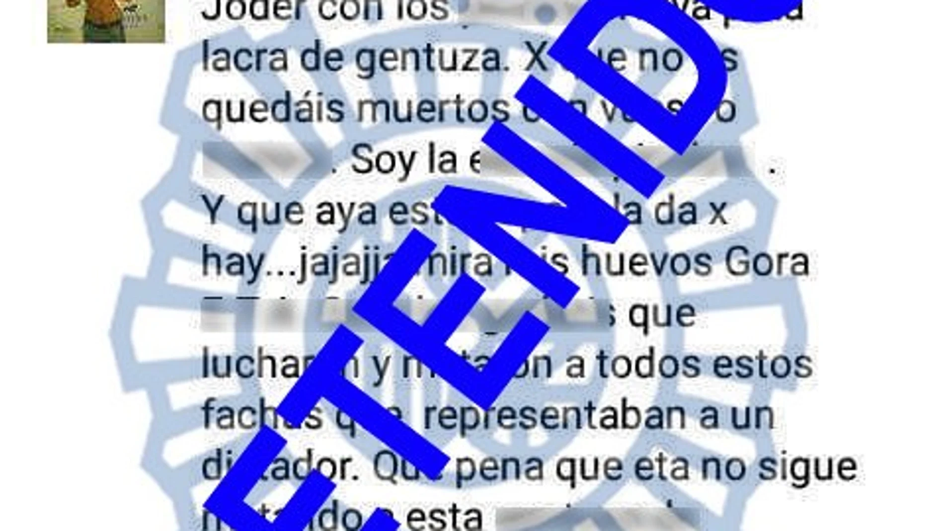 Detenido por publicar en Facebook un post contra los guardia civiles de Alsasua