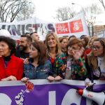 Las ministras del PSOE y la mujer de Pedro Sánchez