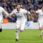 La imagen de Ramos marcando y celebrando eufórico un gol en los últimos minutos ya es un clásico
