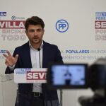 Beñtrán Pérez, candidato popular a la Alcaldía de Sevilla (Foto: PP)