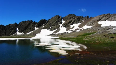 Laguna de Río Seco, en Sierra Nevada