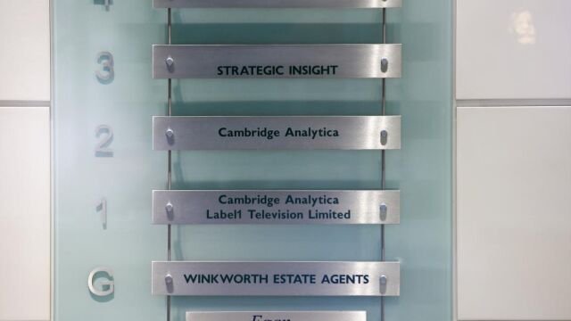 Cambridge Analytica se declarará insolvente en el Reino Unido/Foto: Reuters