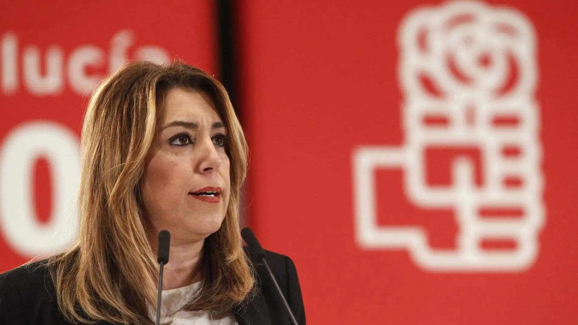 La líder del PSOE-A, Susana Díaz, ayer en el Comité Director del partido