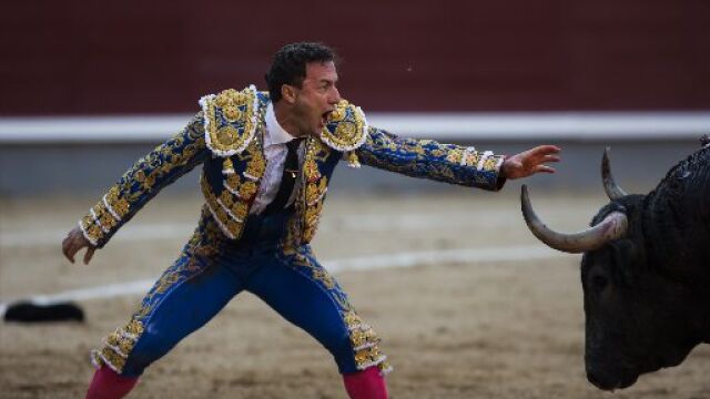 «Rafaelillo» en una faena de este año en Las Ventas