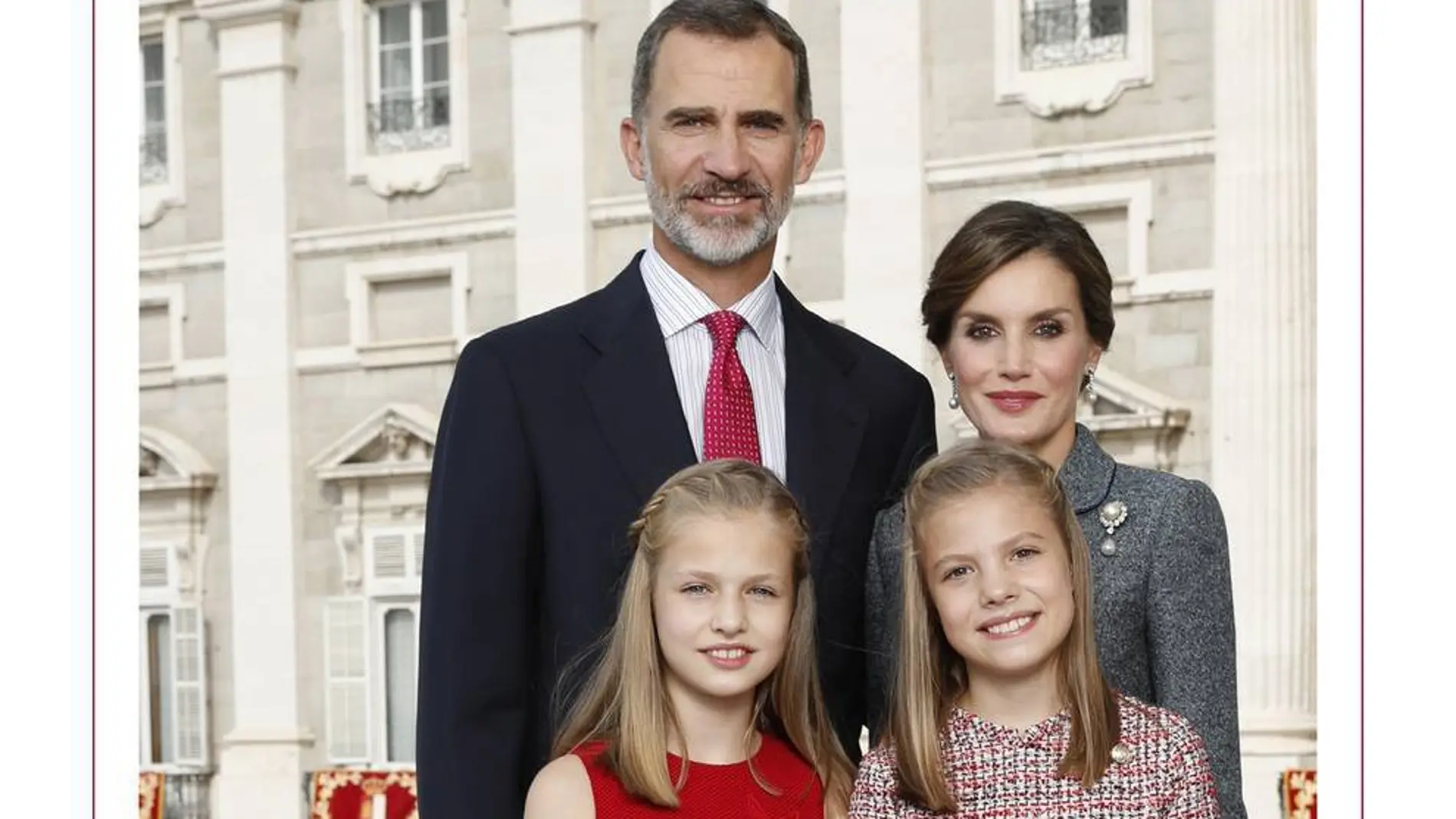 La Familia Real en su felicitación navideña/Casa Real