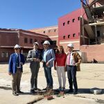 Suárez-Quiñones visita el estado de las obras en la localidad palentina