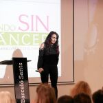 En la imagen Coco March, una de las ponentes en el este congreso tan polémico que terminó con expediente por parte de la conselleria de Salud