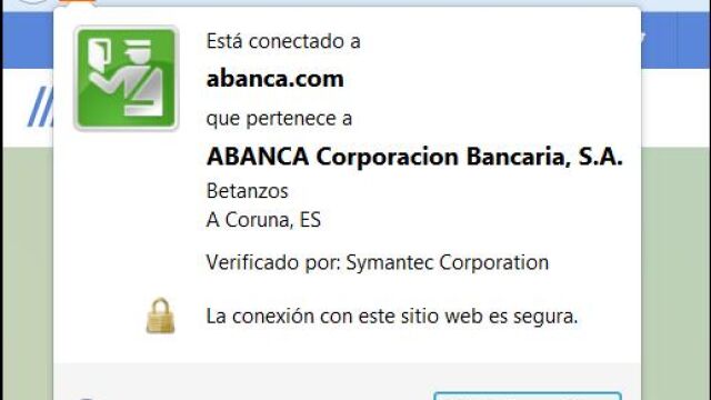 Falso correo de ABANCA