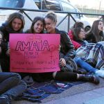 Ganó el concurso y fue elegida, también por el público, para representar junto a Alfred a España en Eurovisión. Amaia, a las puertas de Vistalegre acaparó ayer la mayoría de las pancartas