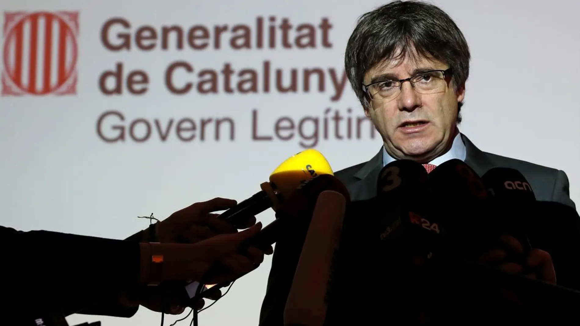 El expresidente de la Generalitat y candidato de Junts per Catalunya, Carles Puigdemont