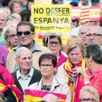 Los organizadores destacaron que la manifestación de ayer contó con más asistentes que en años anteriores.