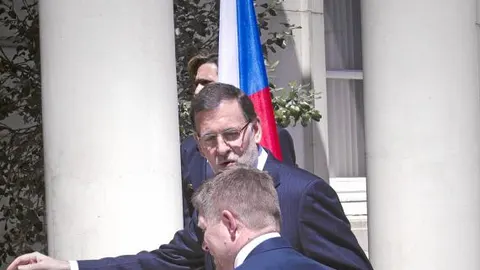 Rajoy se reunió ayer con el primer ministro de Eslovaquia, Robert Fico