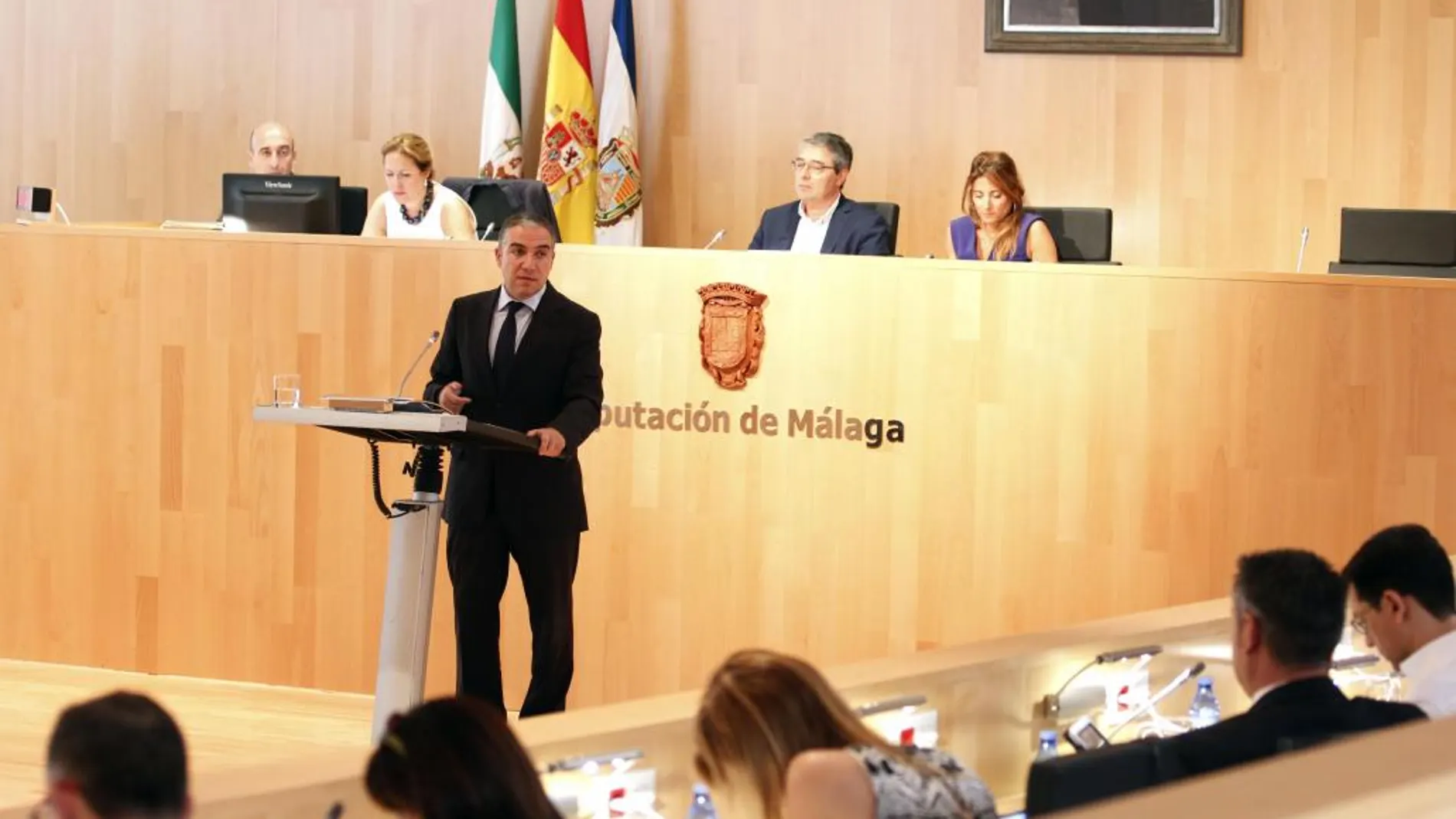 El presidente de la Diputación de Málaga, Elías Bendodo