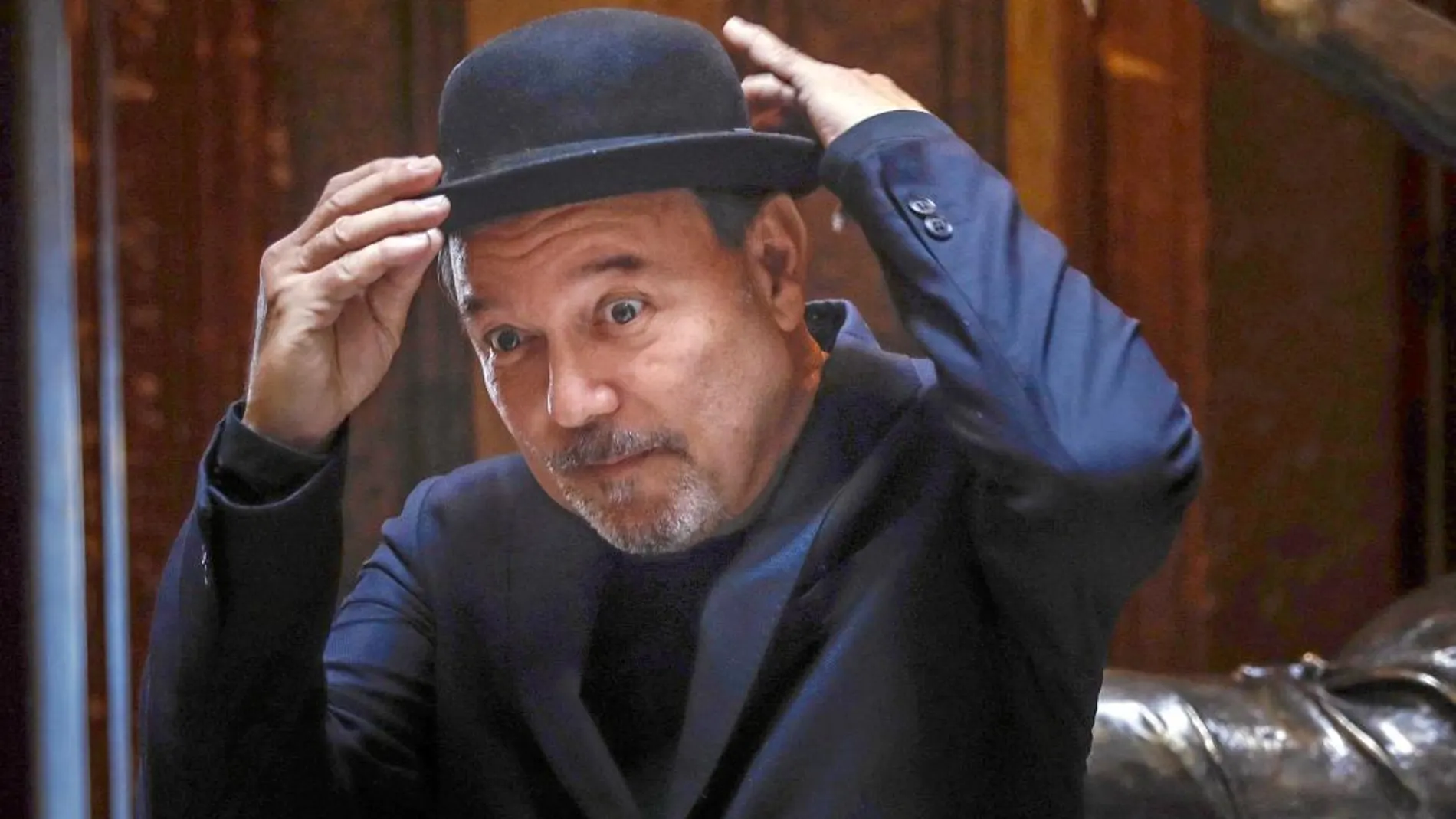 Rubén Blades, ayer, en la Casa de América de Madrid