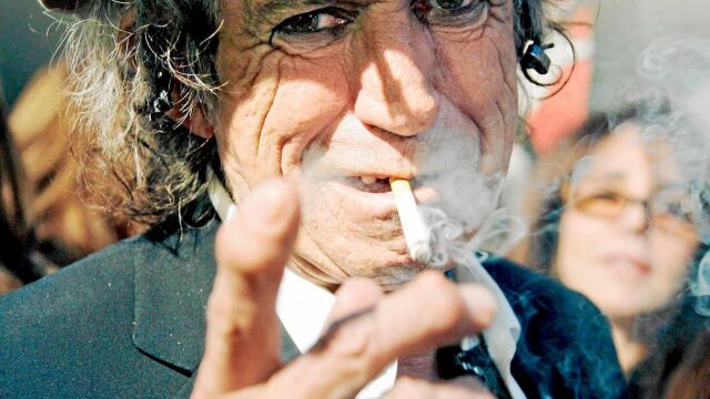 Keith Richards, de 74 años, es el componente más polémico de la mítica banda The Rolling Stones