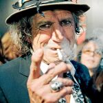 Keith Richards, de 74 años, es el componente más polémico de la mítica banda The Rolling Stones