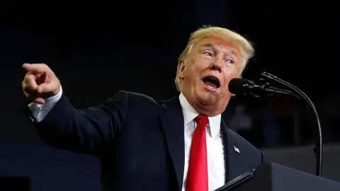 El presidente de EEUU, Donald Trump, en una imagen de archivo / Efe