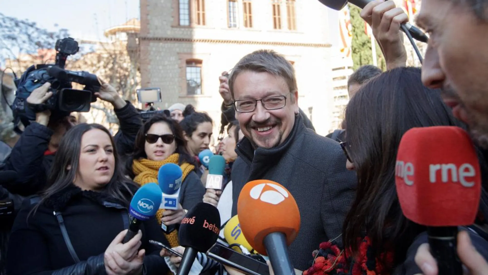 El cabeza de lista de Catalunya en Comú Podem, Xavier Domènech