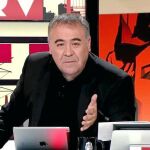 Antonio García Ferreras, durante una de las últimas emisiones de «Al rojo vivo»
