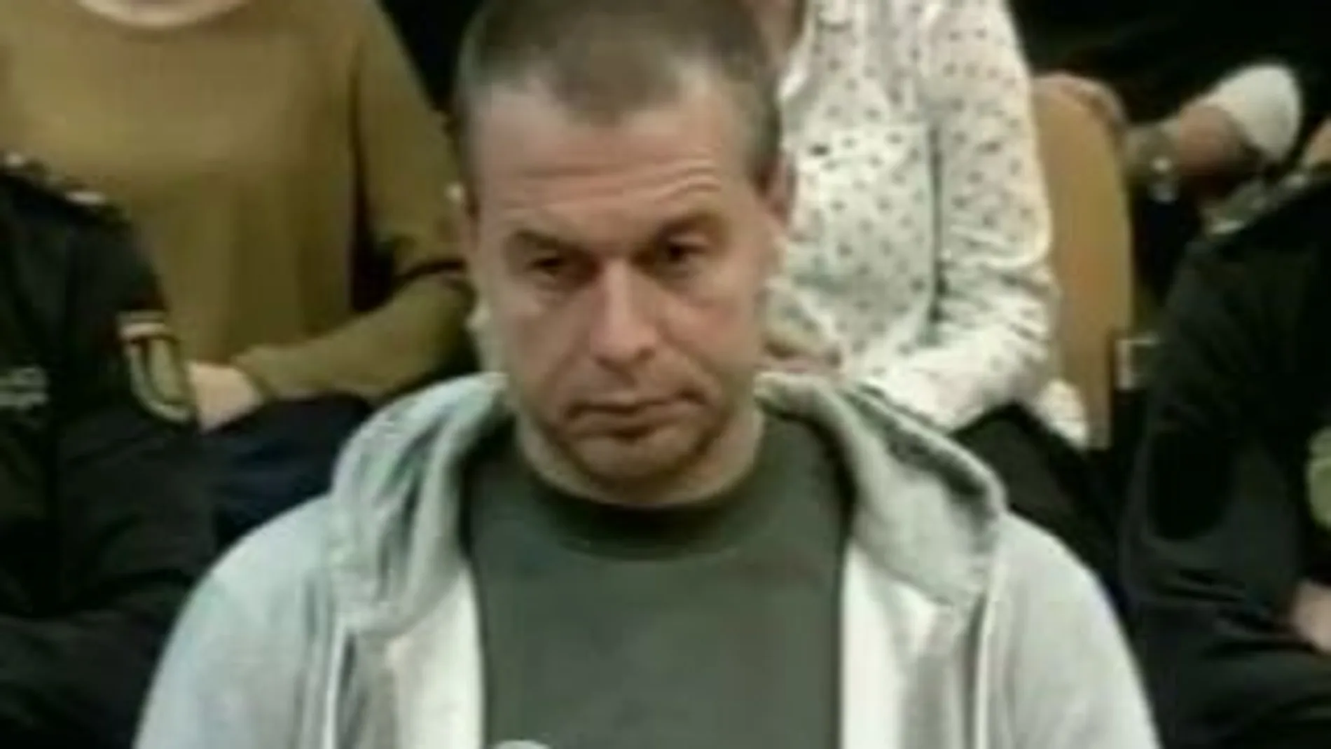 El presunto pederasta de Ciudad Lineal, Antonio Ortiz, durante el juicio