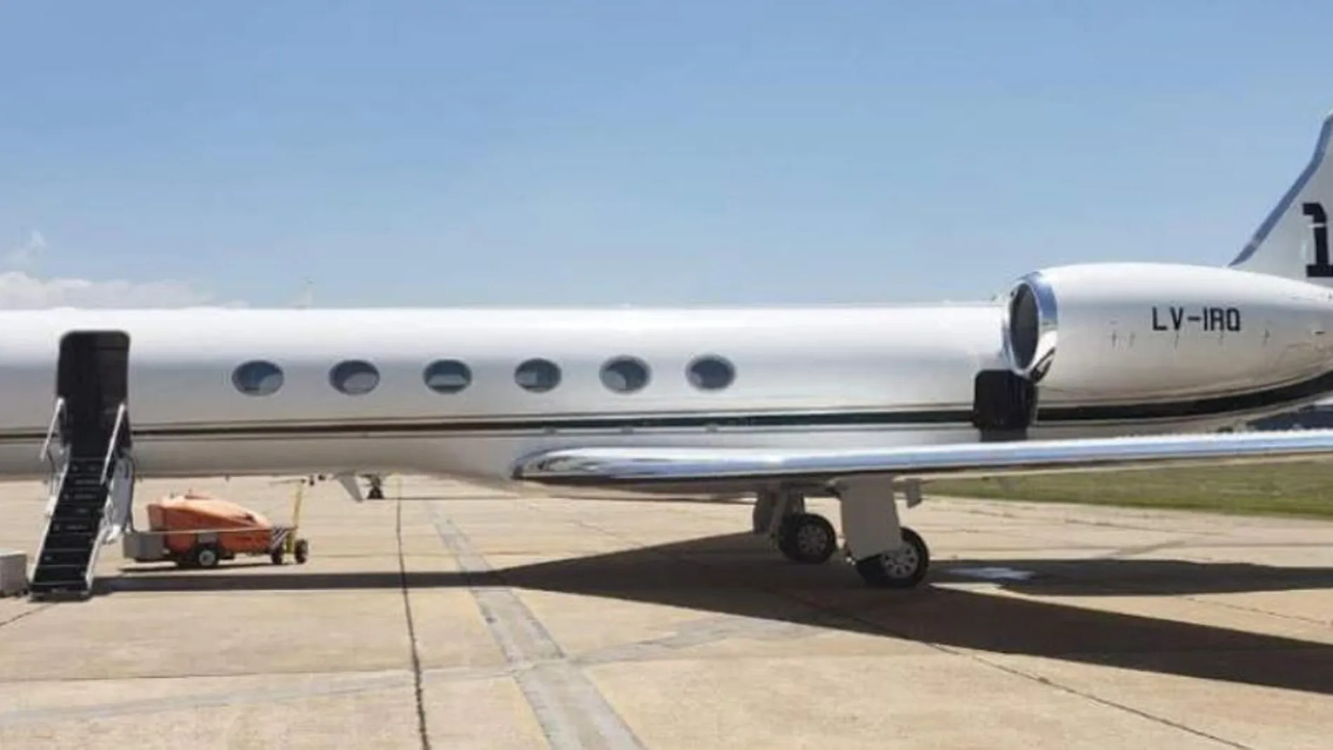 El avión privado de Lionel Messi