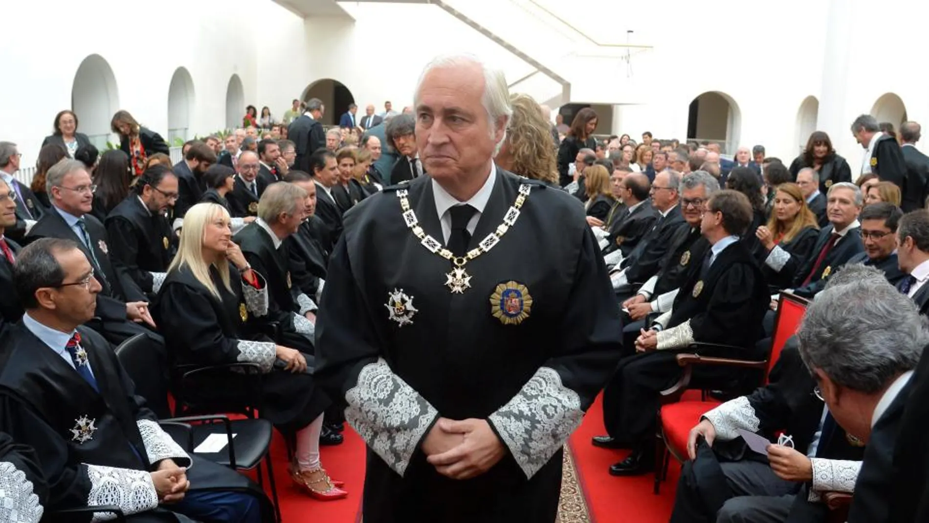 El presidente del Tribunal Superior de Justicia de Castilla y León, José Luis Concepción, inaugura el año judicial en la Comunidad