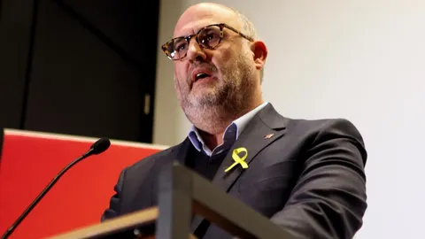 El portavoz adjunto de Junts per Catalunya (JxCat) en el Parlament, Eduard Pujol