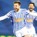 Asier Illarramendi celebra un gol con la Real Sociedad, en una imagen de archivo / Efe