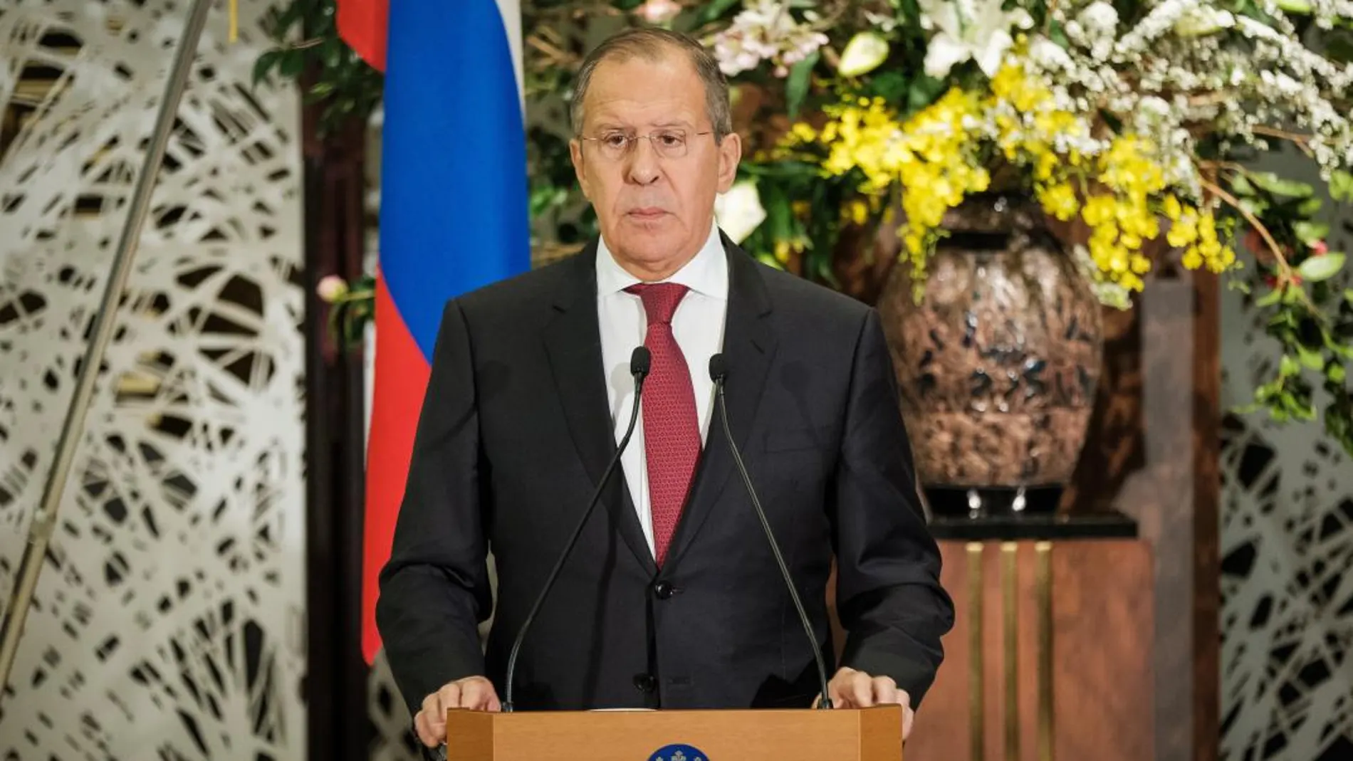 El ministro de Asuntos Exteriores de Rusia, Sergei Lavrov