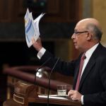 El ministro de Hacienda Cristóbal Montoro. Efe