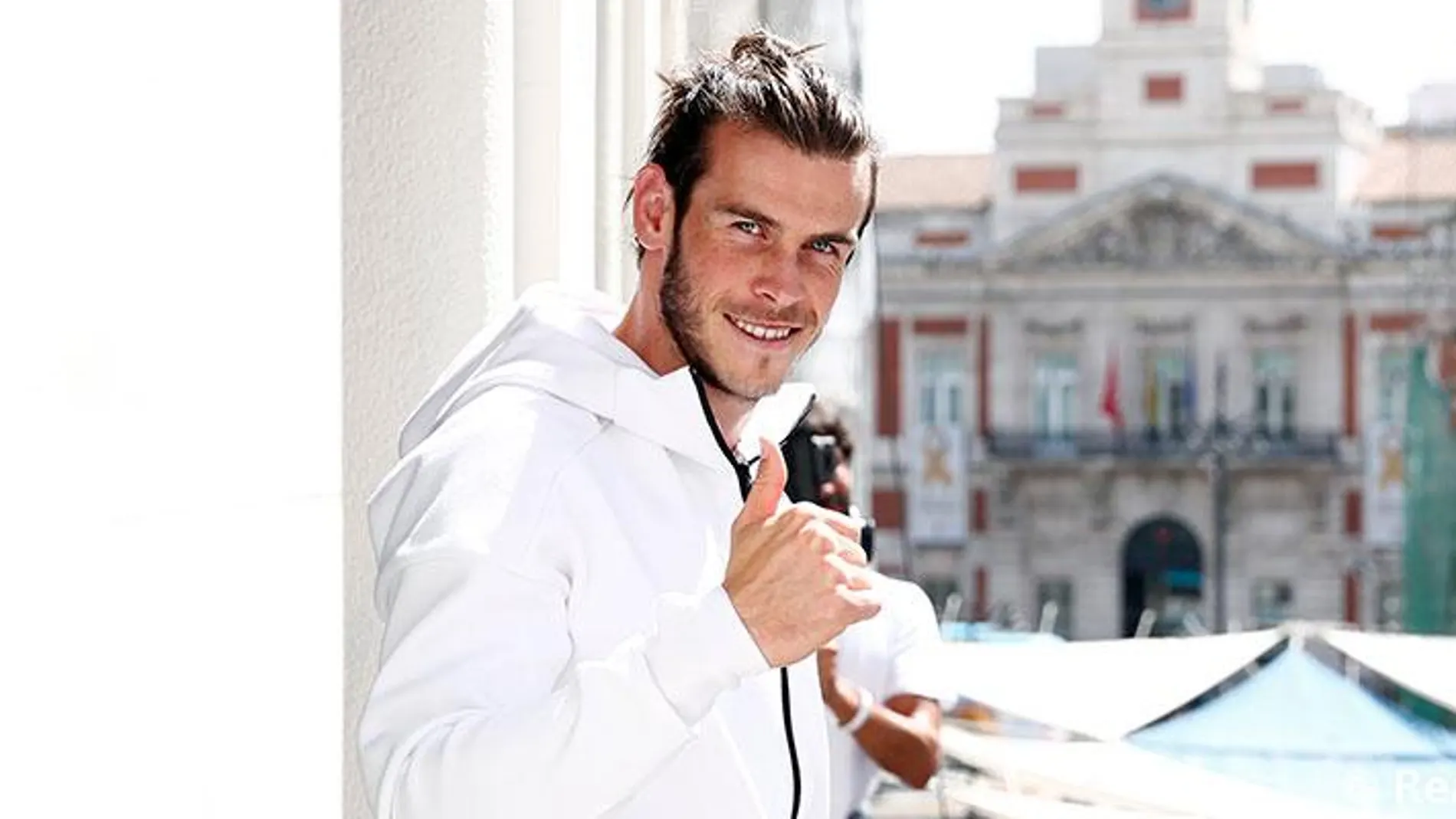 Gareth Bale, en un acto publicitario