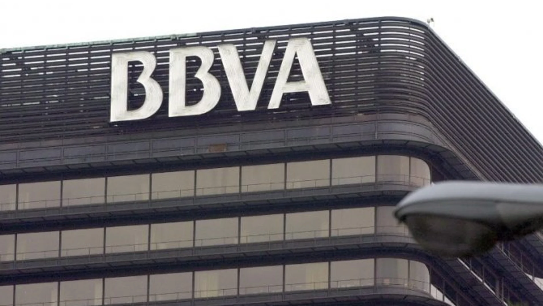 Fachada de la sede del BBVA