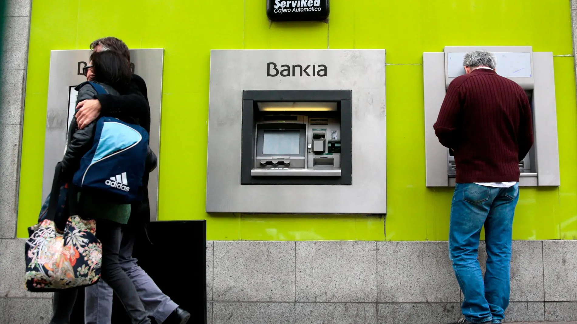 Cajero de Bankia en Madrid