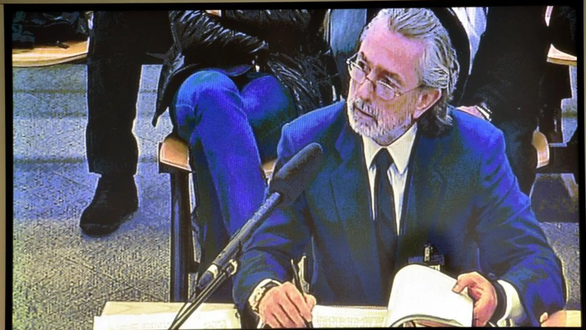 Francisco Correa, durante su declaración en el macarojuicio por Gürtel
