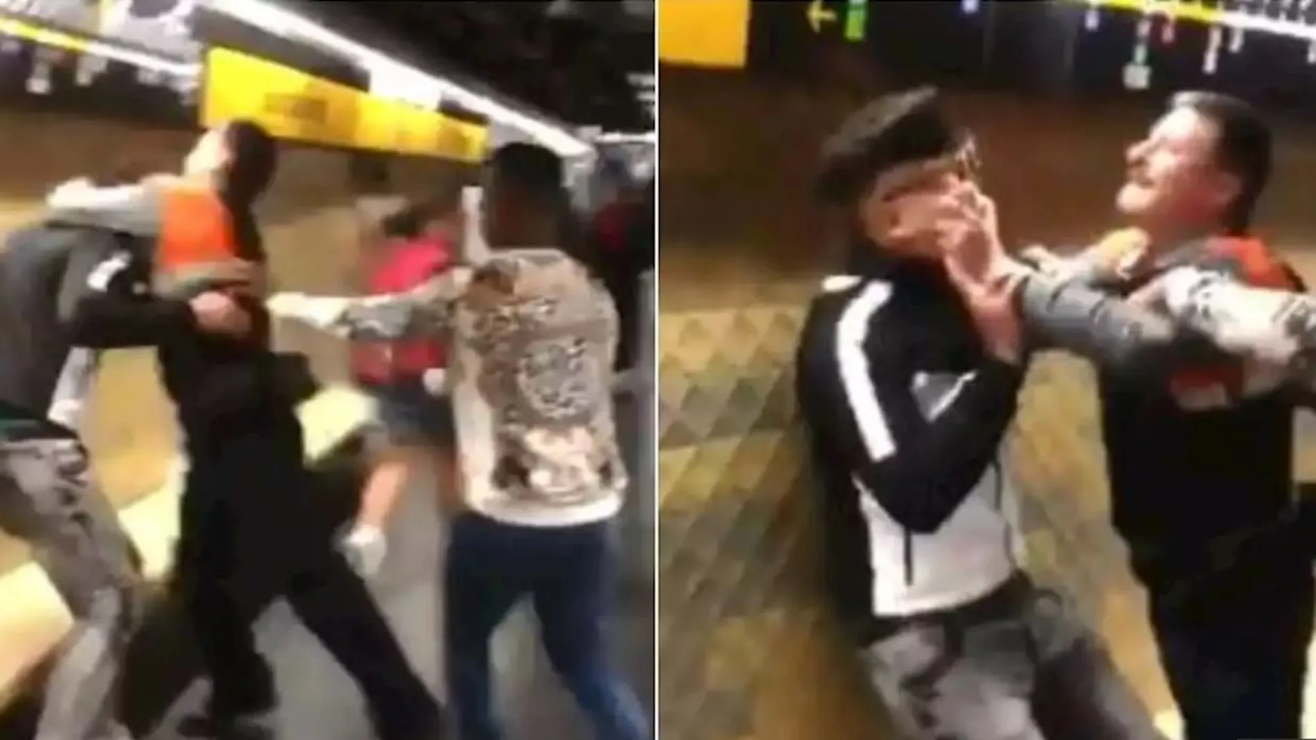 Un vigilante de seguridad agrede a un joven en el metro de Barcelona