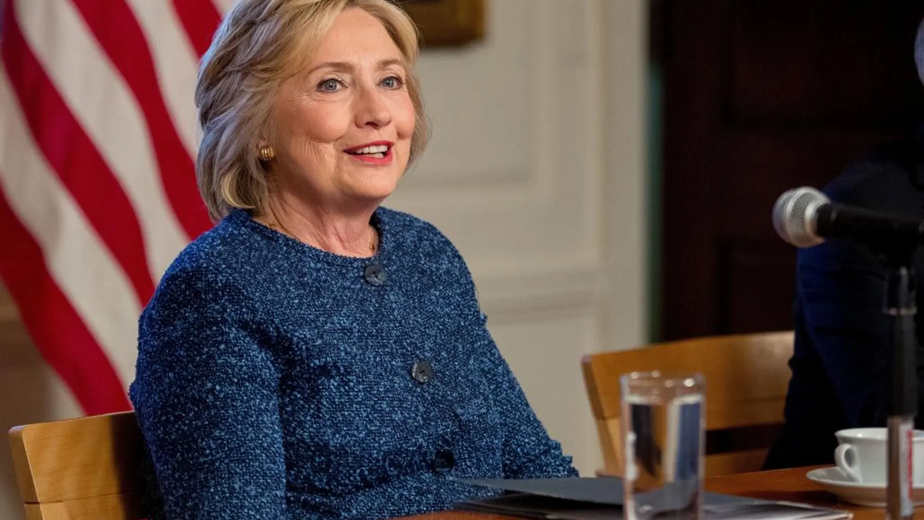 Hillary Clinton, el pasado día 9 en un acto en Nueva York