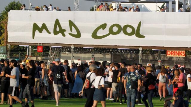 Aspecto del recinto instalado en el barrio madrileño de Valdebebas, donde se celebra Mad Cool.