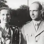 Imagen de archivo de María José de Bélgica y Humberto II de Italia